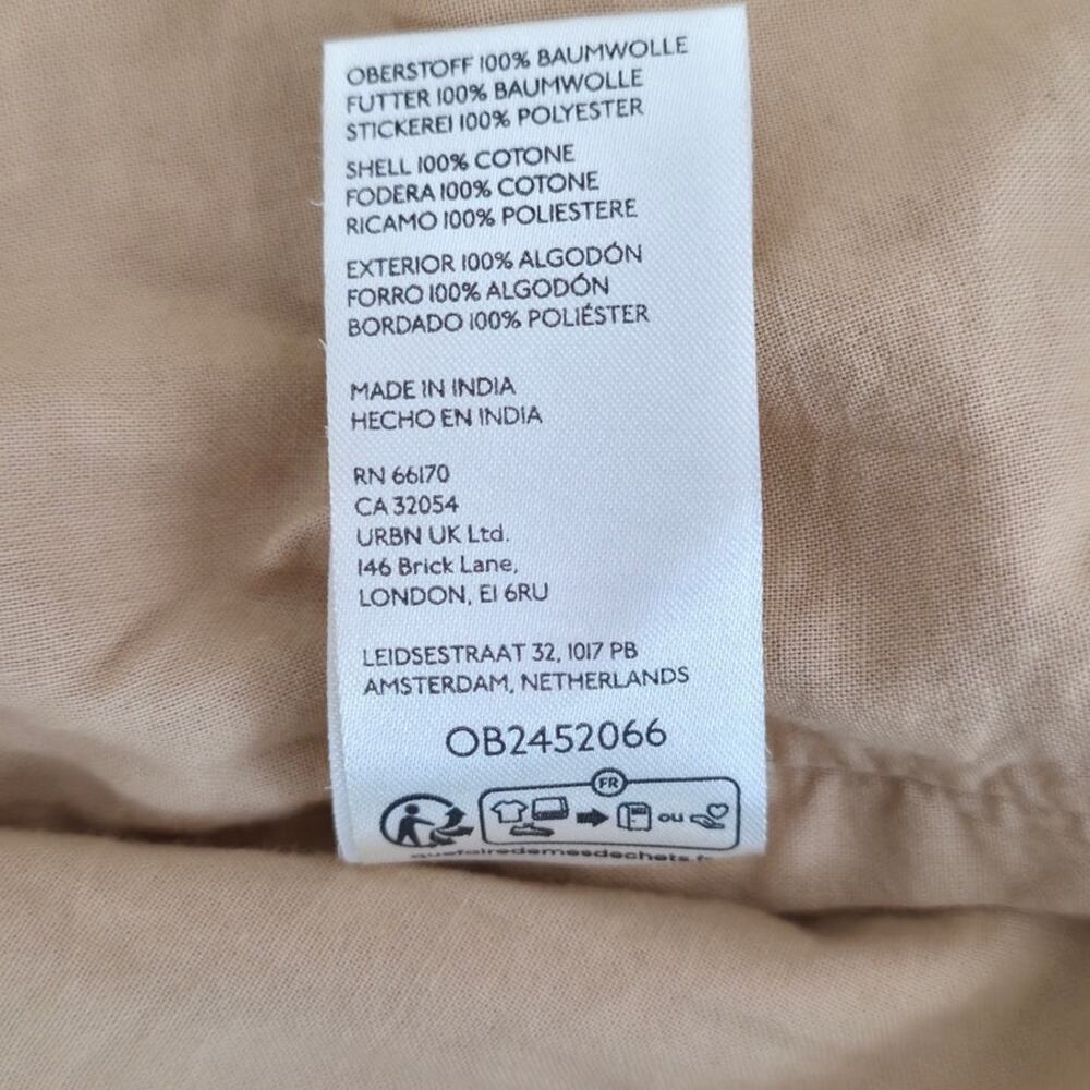Free People Henlow Embroidered Relaxed Oversized Duster Jacket Sz M/L NWT - Picture 9 of 11